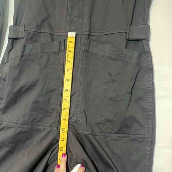Alex Mill Women’s Jumpsuit XS Iron Grey Cotton Long Sleeves Button Pockets - Picture 9 of 16